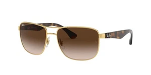 RAY BAN | NEW | 3533 | 3533 001 - 13 | TORTOISE | GOLD | GRADIENT BROWN - Picture 1 of 4