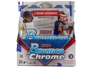 Caja de pasatiempos de béisbol cromada Bowman 2024 sellada de fábrica - Imagen 1 de 1