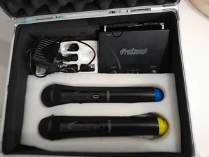 ProSound Microphones Professional Dual UHF Radio Kit N45QR in case Used - Picture 1 of 9