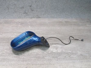 96-02 BMW E36/7 Z3 FRONT LEFT EXTERIOR SIDE VIEW POWER HEATED MIRROR BLUE OEM - Picture 1 of 13