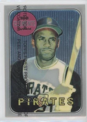 1998 Topps Reprints Finest Roberto Clemente (1969 Topps) #15 HOF - Image 1 of 2