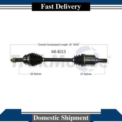 Junta de eje CV delantero izquierdo compatible con Mitsubishi Outlander 2008 2009 2010 2011 2,0 L 2,4 L Foto 1 de 3