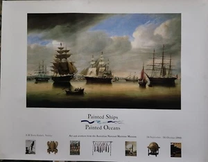 @ PÓSTER DE EXPOSICIÓN: AUSTRALIAN MARTIME 1990 SYDNEY artefactos de barcos pintados - Imagen 1 de 1