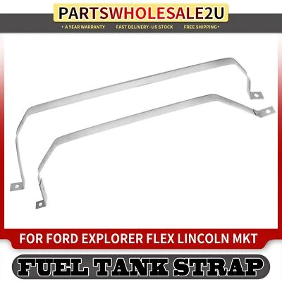 2x Correa de tanque de combustible para Ford Explorer 2011-2019 Flex 09-19 Taurus X 08-09 Lincoln Foto 1 de 4