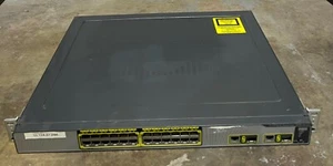 Cisco Catalyst POE Switch. Managed, Gigabit, 24 Port. - Picture 1 of 2