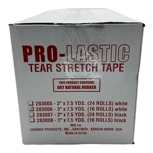 Cramer Pro-Lastic Tear Stretch Tape (15 Rolls) - Picture 1 of 3