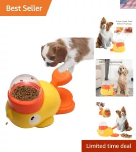 Dog Puzzle Feeder Interactive Pet Food Treat Dispenser Cartoon Duck Press Pet... - Picture 1 of 8