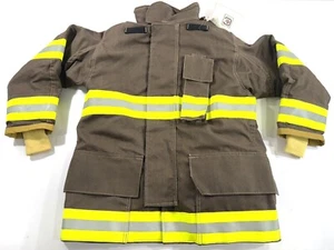 NEW FIRE-DEX CHIEFTAIN 32X FIREFIGHTER BUNKER FIRE FIGHTING TURNOUT COAT SMALL - Picture 1 of 7