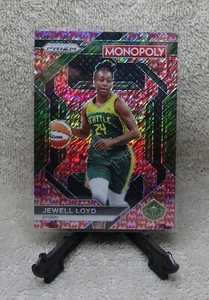 JEWELL LOYD 2024 WNBA PRIZMS Monopoly RED MILLIONAIRE Card Serial #059/100 - Picture 1 of 3