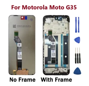 LCD Display Touch Digitizer Baugruppe für Motorola Moto G35 mit Rahmen Ersatz - Bild 1 von 1