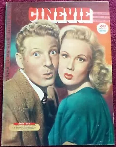 VIRGINIA MAYO, D.KAYE + Rita H. covers Cinevie 1947 movies James Cagney D. Dors - Imagen 1 de 5
