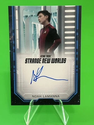 Star Trek Strange New Worlds S2 Noah Lamanna as Chief Jay Bordered Auto!!! - Image 1 of 4