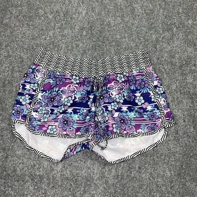 Athleta Shorts Womens Size 2 Purple Lanai Beach Board Running Surf Swim Hawaiian - Image 1 of 4