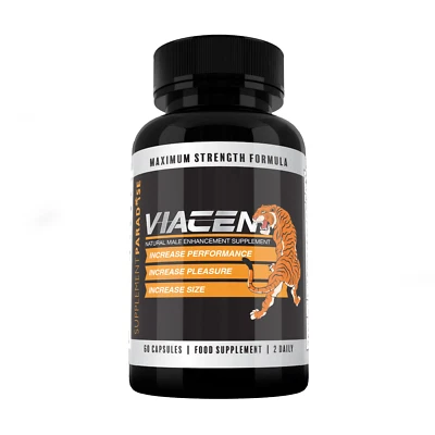 VIACEN NATURAL MALE ENHANCEMENT SUPPLEMENT - SUPPLEMENT PARADISE- 60 CAPSULES