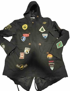 REASON Multi Patch Hooded Zip Jacket 4XL - Picture 1 of 15