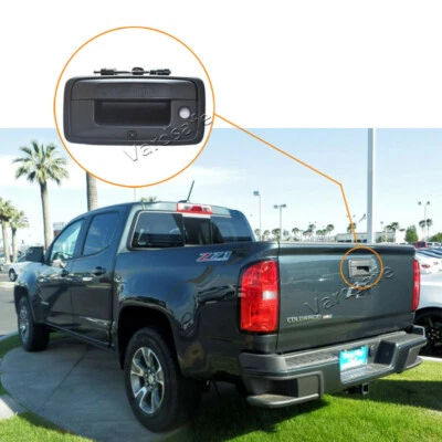 Tailgate Handle Rearview Reverse Backup Camera for Chevrolet Colorado GMC Canyon - Image 1 of 4