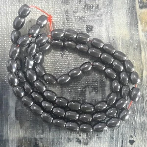 Hematita, Magnético, Ovalado, Grado A Negro, 6x4x4mm, Aproximadamente 68 piezas Poste Gratis Oz - Imagen 1 de 3