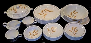 Vintage MCM Edwin Knowles "Golden Wheat" Dinnerware - Picture 1 of 64