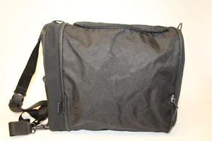 Tumi T Tech Lookout Expandable Black Travel Messenger Sling Bag EUC - Picture 1 of 24