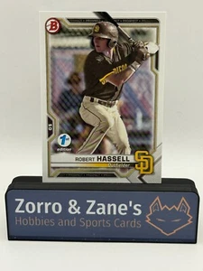 2021 Bowman 1st - Prospects #BP-120 Robert Hassell (RC) - Picture 1 of 2