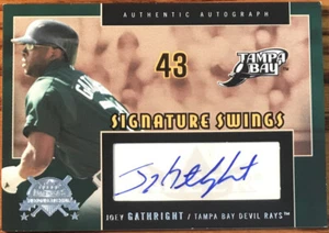 2005 Fleer America’s National Pastime Signature Swings Silver Joey Gathright - Picture 1 of 2