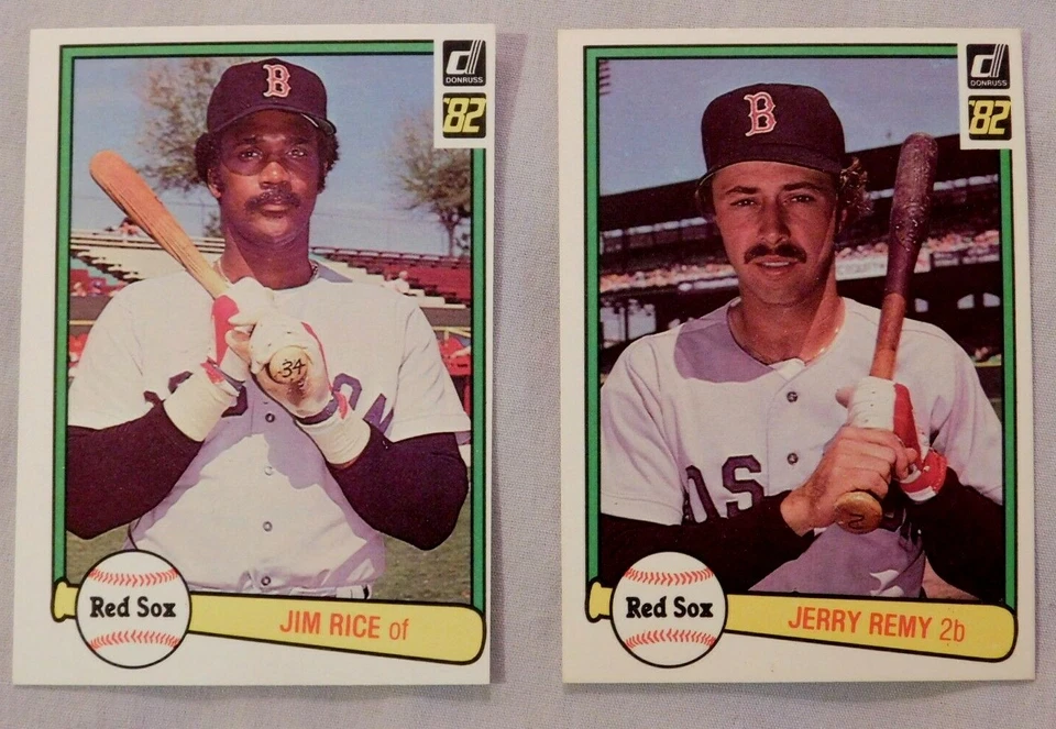 1982 Donruss Boston Red Sox Baseball Card Pick one - Image 1 of 1