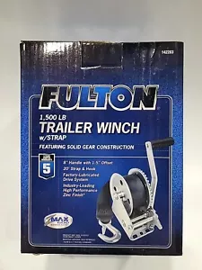 Fulton 1500Lb Single Speed Winch W/20' Strap Included 142203 - Bild 1 von 7
