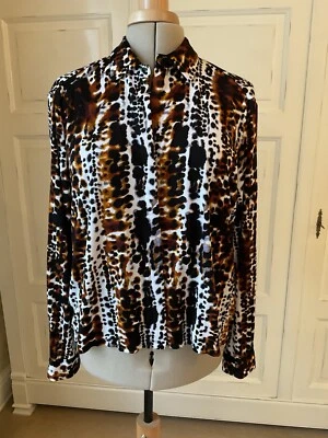 Hobbs Animal Print Blouse - Perfect Condition - Image 1 of 4
