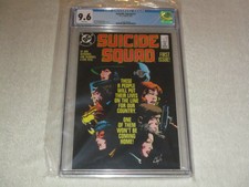SUICIDE SQUAD 1 CGC 9.6 WHITE PAGES (DC 1987)