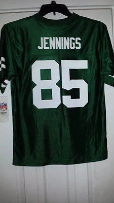 NWT NFL GREEN BAY PACKERS GREG JENNINGS  #85 JERSEY YOUTH SIZE LARGE NEW - Image 1 of 4