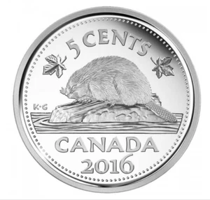 2016 Canada Classic design proof finish 5 cent nickel - steel composition - Picture 1 of 3