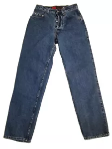 Y2K USA Women Levis Silvertab Button Fly 29x32 Loose Blue Jean 28 5/8"x31 9/16" - Picture 1 of 12