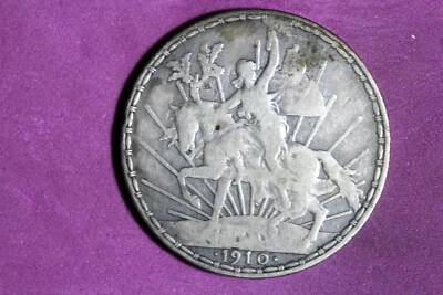 HALLAZGO INMOBILIARIO 1910 - México 1 Peso Caballito Estados Unidos Mexicanos!!  #N05174 Foto 1 de 2