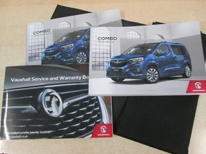 VAUXHALL COMBO 2018-2021 HANDBOOK OWNERS MANUAL SERVICE BOOK PRINT 2019 - Picture 1 of 1