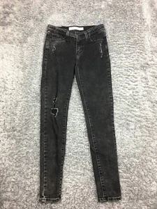 Levi Signature Super Skinny Youth Girls Size 12 Black Denim  - Picture 1 of 11