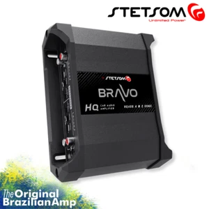 Stetsom Bravo HQ 400.4 - 4 Channels Amplifier, 400w RMS, Variable Crossover - Picture 1 of 10