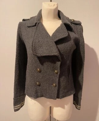 GIACCA  GRIGIA effetto lana cotta S paolo casalini stile college - Immagine 1 di 4