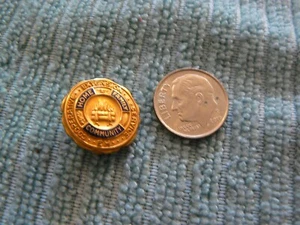 Vintage Cooperative Extension Service Anstecknadel 1/10 10K Gold Filled Blau Emaille - Bild 1 von 3