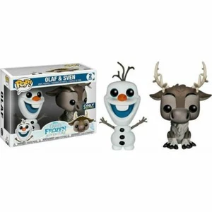 Funko Pop! Disney Olaf's Frozen Adventure & SVEN Vinyl 2-Figure Set BB EXCLUSIVE - Picture 1 of 4