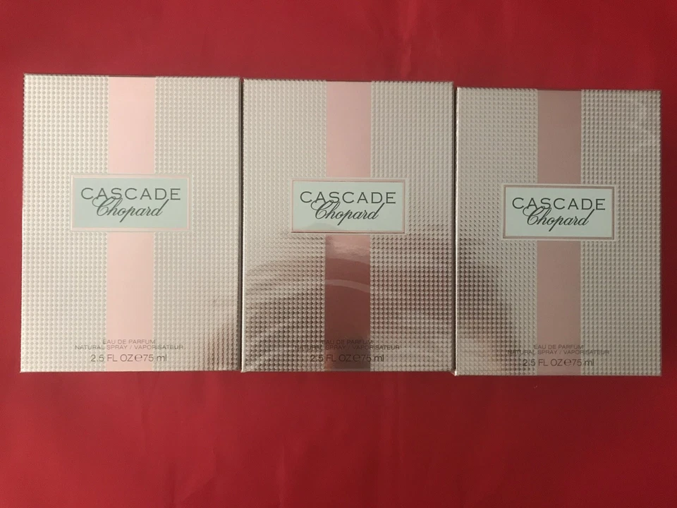 Juego de 3 Chopard Cascade Edp 75 ml 2,5 fl oz nuevo sellado descontinuado Foto 1 de 3