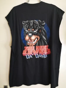 GYM TOP Rare Da Dawg Tank Top Rottweiler 3XL Sleeveless Black 2 side print - Picture 1 of 8