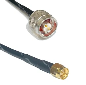 RFC240 N MALE to SMA MALE RF Pigtail Cable for FlightAware Antenna to Filter LOT - Picture 1 of 1