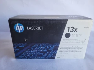 HP 13X Q2613X Black Toner Cartridge Genuine OEM LaserJet 1300 Series New - Picture 1 of 6