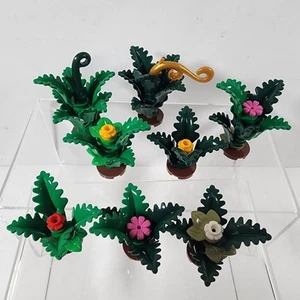 Lego MOC REBUILD City Friends Plants Plams Vine Flower Leaves Lot Of 8 - Picture 1 of 4