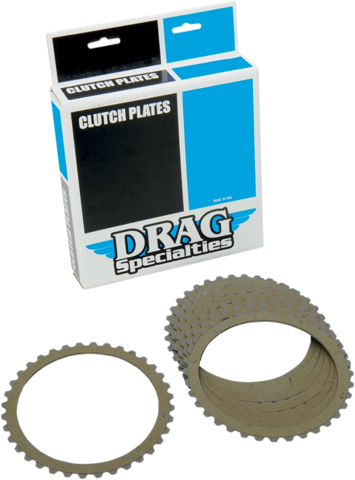 Placas de fricción de embrague Drag Specialties 1990-2022 Harley Buell Dyna XL Touring Foto 1 de 2