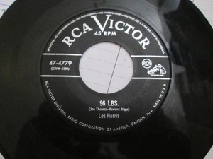 R&B Jump Blues 45 - Les Harris - 96 Lbs. - RCA Victor  VG++ - Picture 1 of 2