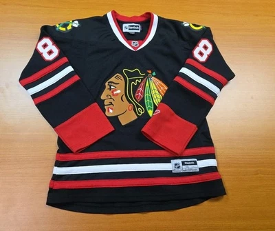 PATRICK KANE VINTAGE REEBOK CHICAGO BLACKHAWKS ALTERNATE JERSEY WOMENS MEDIUM - Image 1 of 4