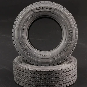 2pcs Plastic Wide and Narrow Tires for 1/14 Tamiya RC Truck SCANIA 770S Car  - Picture 1 of 8