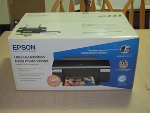 EPSON R280 ULTRA HI-DEFINITION PHOTOS / CDS / DVDS DOCUMENTS PRINTER NIB - Picture 1 of 8