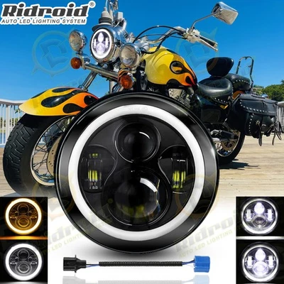 For Victory V92 C/SC/TC Kingpin Vegas 7" LED Headlight Assembly Turn Signals DRL - Image 1 of 4